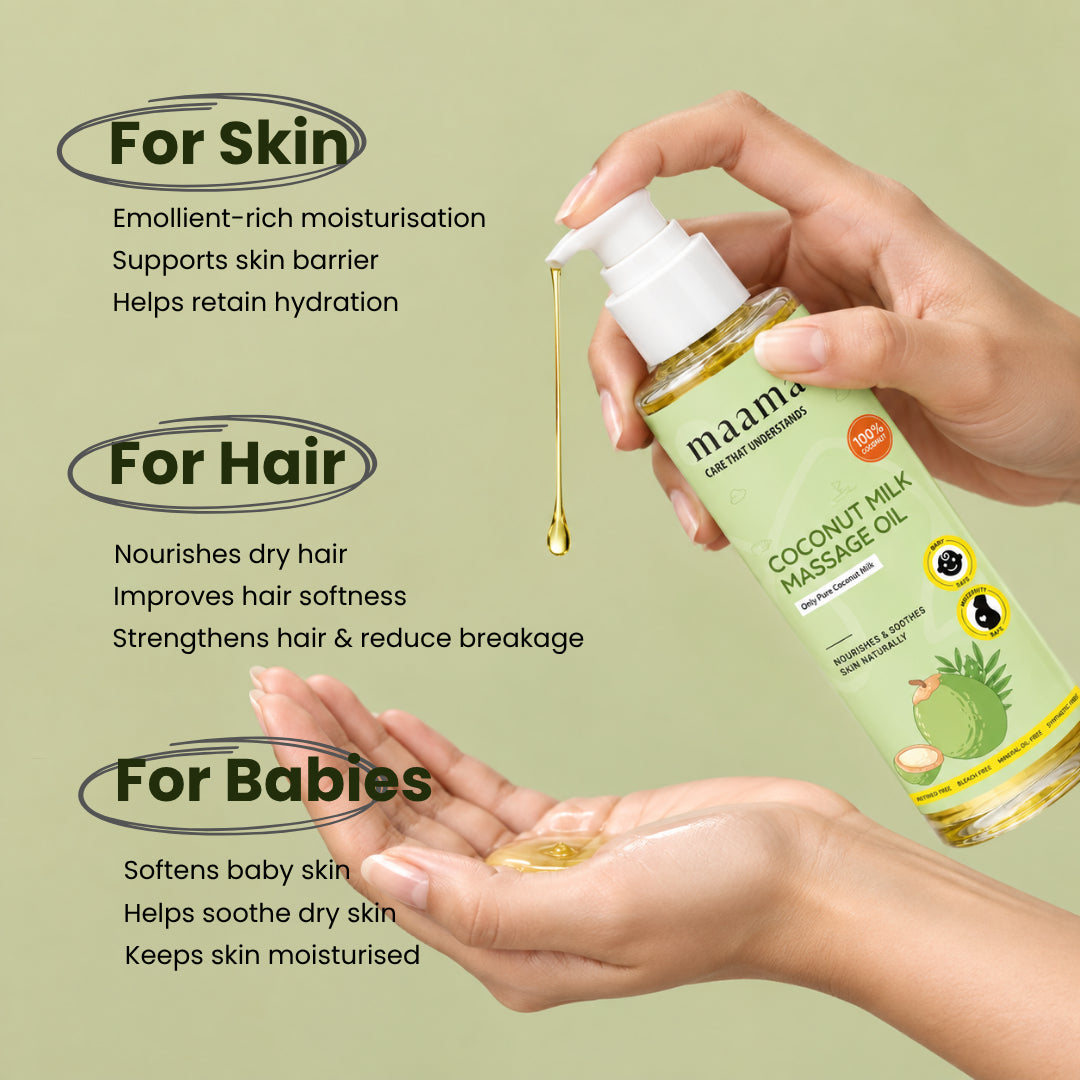 Coconut Milk Massage Oil
