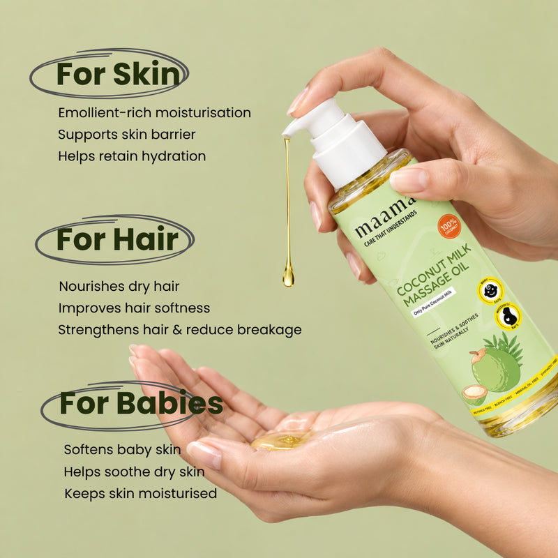 Coconut Milk Massage Oil